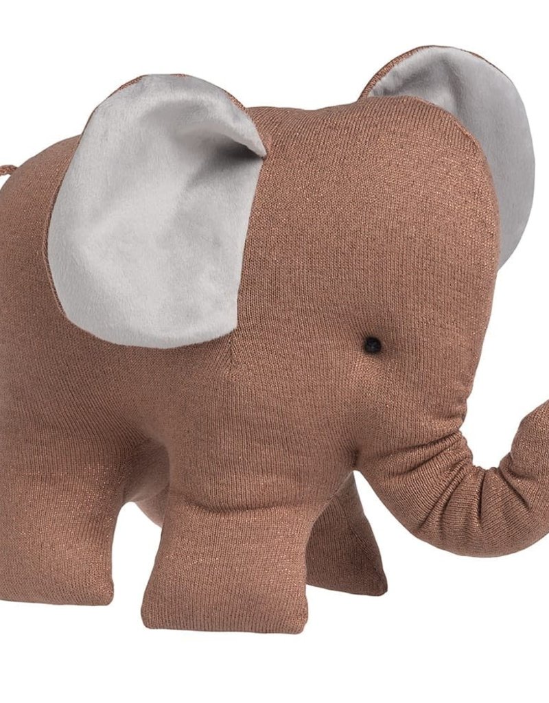 Baby's Only Knuffelolifant Sparkle koper-honey mêlee