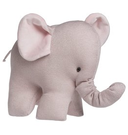 Baby's Only Knuffelolifant Sparkle zilver-roze mêlee