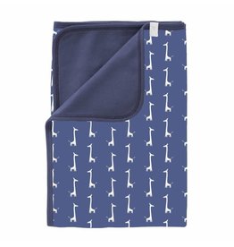 Fresk Babydeken Giraf Indigo Blue 80x100