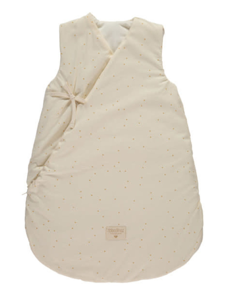 Nobodinoz Cloud winter sleeping bag • honey sweet dots natural • 6-18m