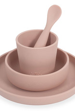 Jollein Kinderserviesset 4-delig - Silliconen - Pale Pink