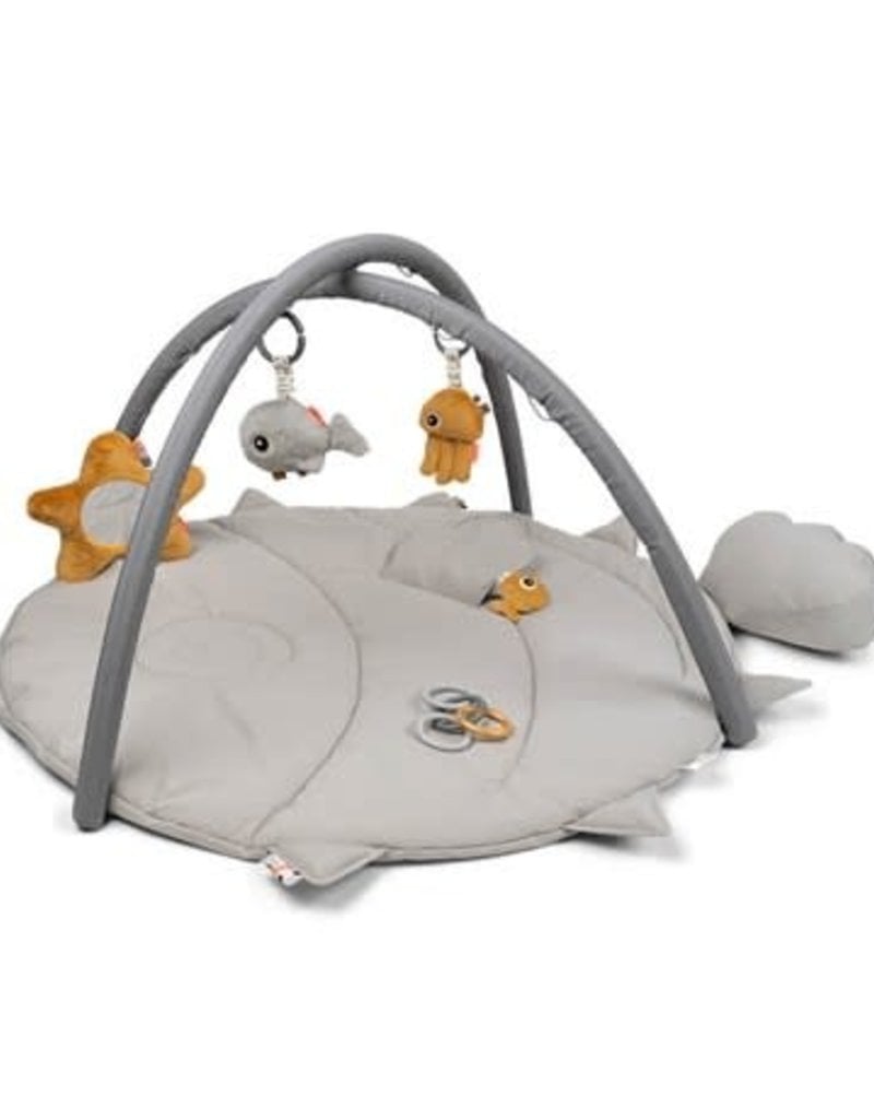 Done by Deer Activity Play mat Sea friends Grey