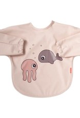 Done by Deer Sleeved bib 6-18m Sea friends Powder