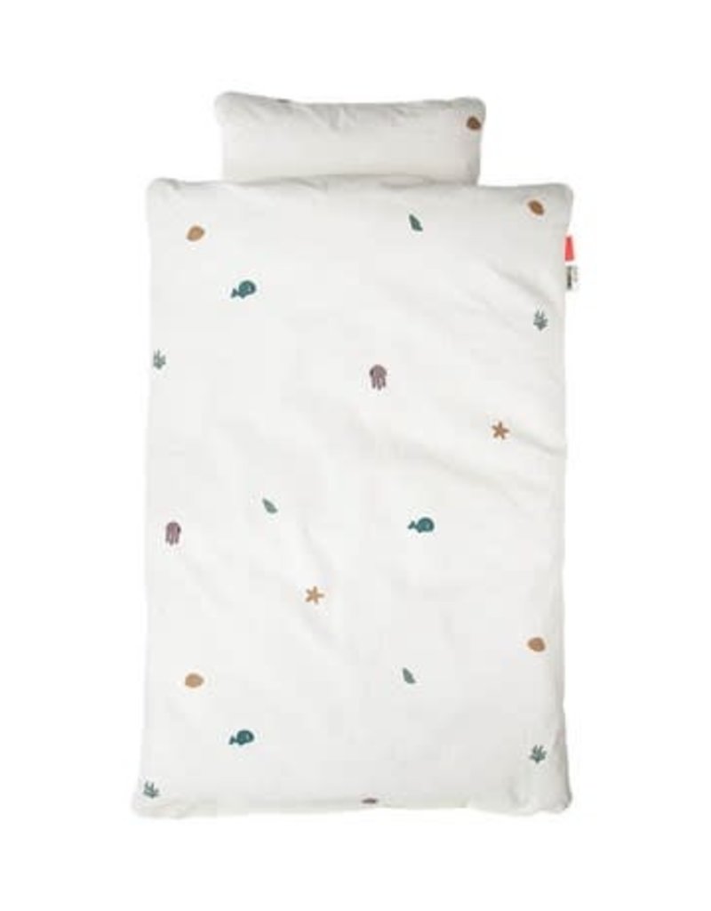 Done by Deer Bedlinen Junior 100x140 Sea friends Beige