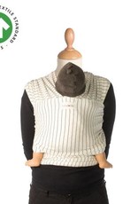 Babylonia Porte-bébé - Design tricot-slen - Rayures crème - Taille unique