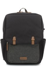 Babymel George eco Changing Backpack Black/Tweed