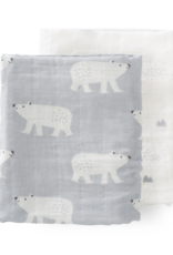 Fresk Swaddle 70x60 2pcs Polar Bear