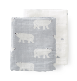 Fresk Swaddle 70x60 2pcs Polar Bear