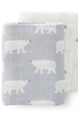 Fresk Swaddle 120x120 2pcs Polar Bear