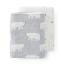 Fresk Swaddle 120x120 2pcs Polar Bear