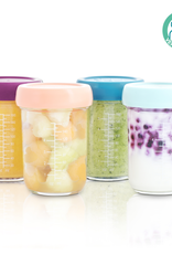 Babymoov Babybols - Lot de 4 pots de conservation en verre