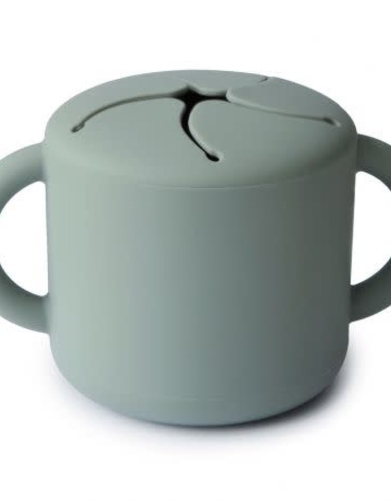 Mushie Snack cup - Cambridge blue