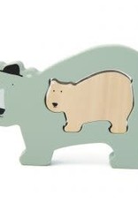 Trixie Houten babypuzzel - Mr. Polar Bear