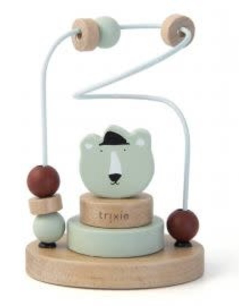 Trixie Houten kralenframe - Mr. Polar Bear