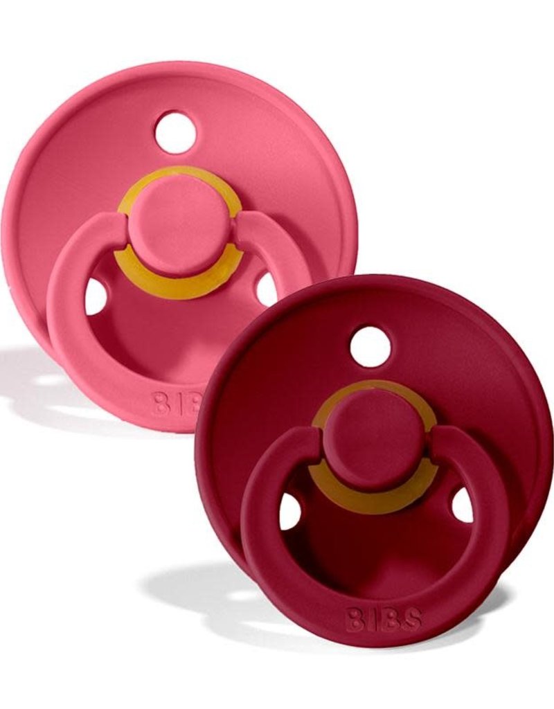 BIBS BIBS 2 PACK Coral/Ruby