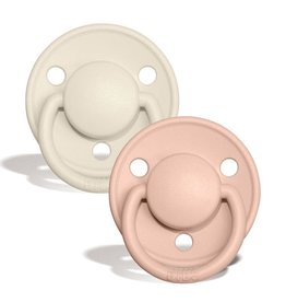 BIBS BIBS De Lux 2 PACK Ivory/Blush