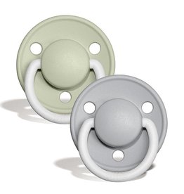 BIBS BIBS De Lux 2 PACK Sage Night/Cloud Night