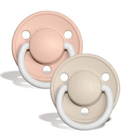 BIBS BIBS De Lux 2 PACK Blush Night/Vanilla Night