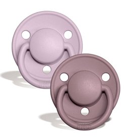 BIBS BIBS De Lux 2 PACK Dusky Lilac/Heather