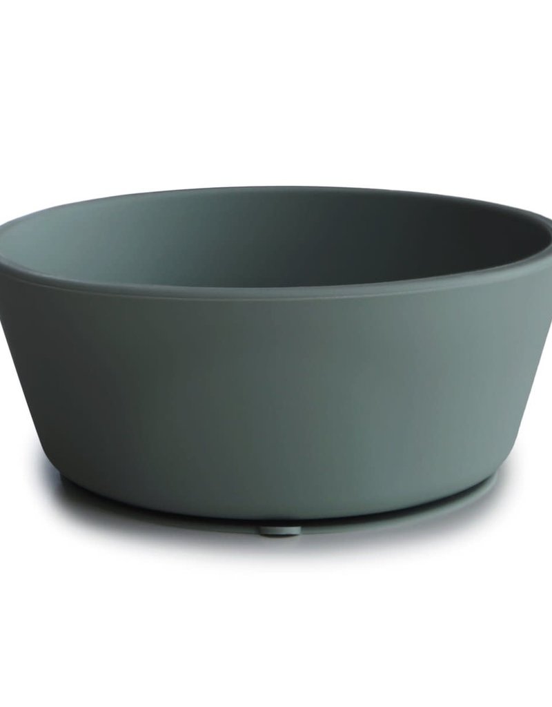 Mushie Silicone Suction Bowl (Dried Thyme)