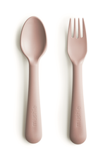 Mushie Fork and Spoon Set (Blush)