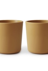 Mushie Dinnerware Cup, Set of 2 (Mustard)