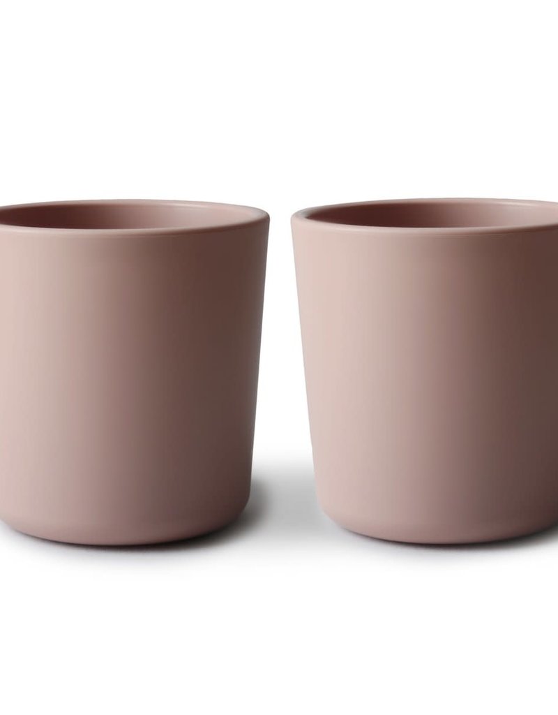 Mushie Dinnerware Cup, Set of 2 (Blush)