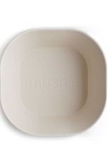 Mushie Square Dinnerware Bowl, Set of 2 (Ivory)