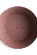 Mushie Round Dinnerware Bowl, Set of 2 (Woodchuck)