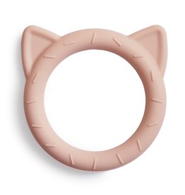 Mushie Cat Teether (Blush)