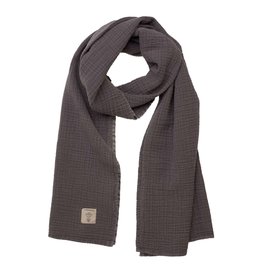 Lässig Muslin Nursing Scarf anthracite