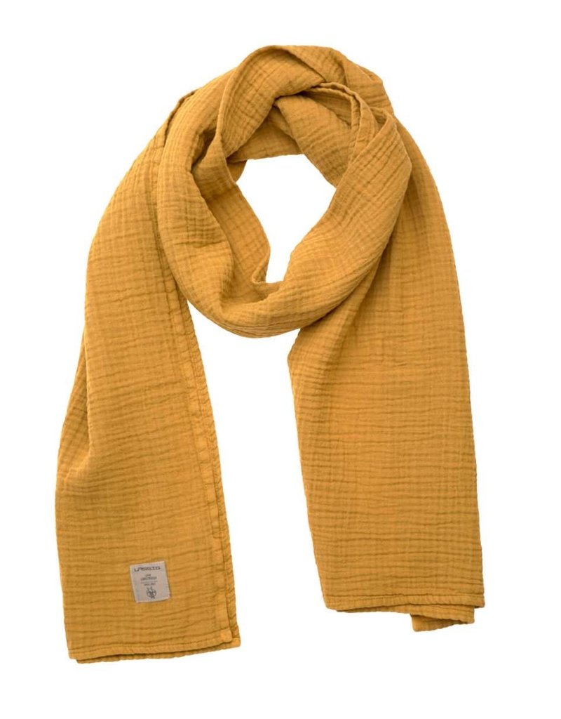 Lässig Muslin Nursing Scarf mustard