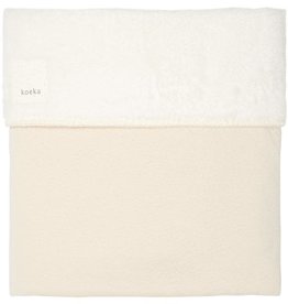 Koeka Wiegdeken teddy Runa 75x100 warm white