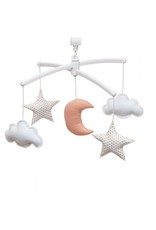 Pouce et Lina PINK GOLD MOON AND STARS MOBILE