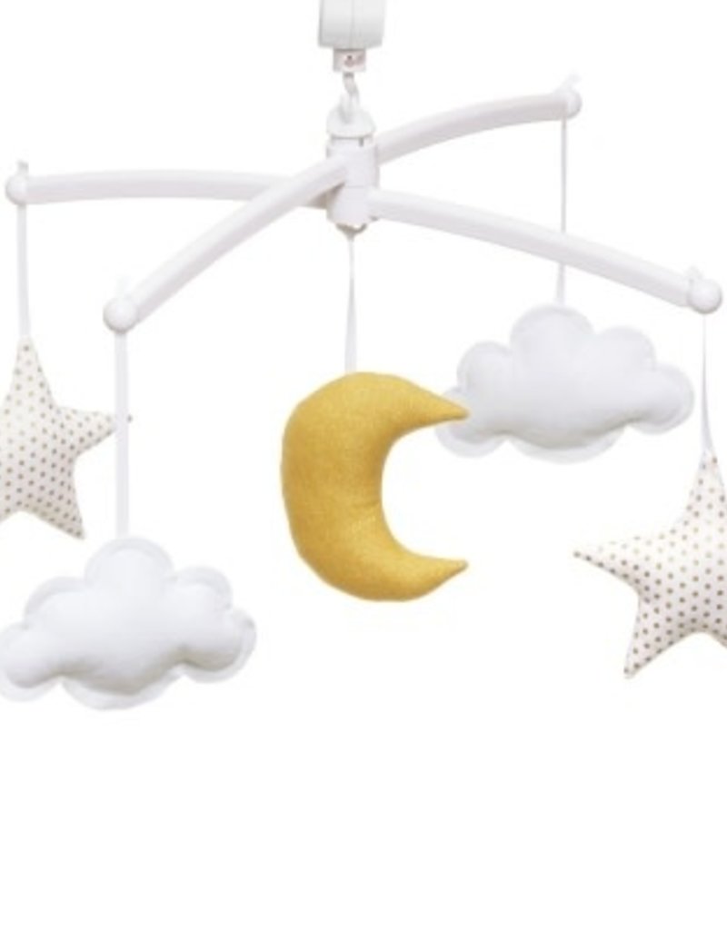 Pouce et Lina GOLD MOON AND STARS MOBILE LITTLE DOTS