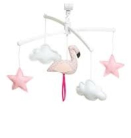 Pouce et Lina PASTEL PINK FLAMINGO MOBILE