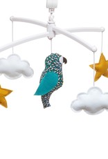 Pouce et Lina BLUE AND YELLOW PARROT MOBILE
