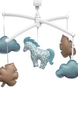 Pouce et Lina BLUE AND CAMEL PONY MOBILE