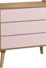 Vox VINTAGE Dresser with 3-drawers Pink