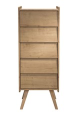 Vox VINTAGE Dresser with 5-drawers Oak