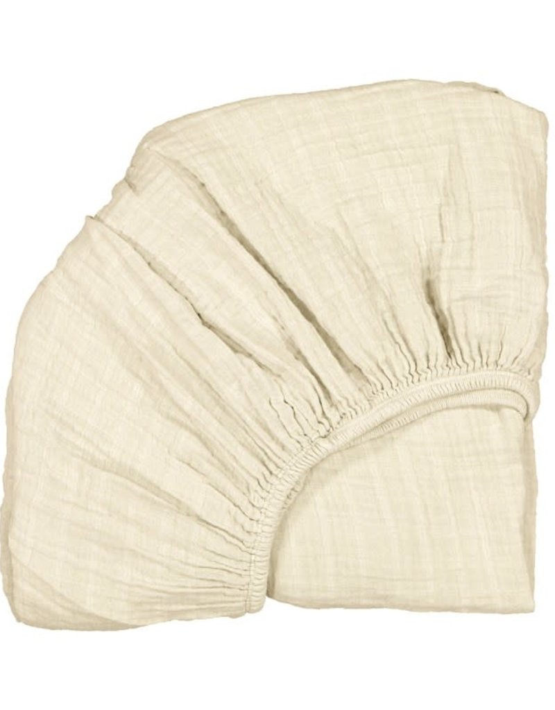 Charlie Crane KUMI Fitted Sheet - Milk