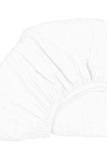 Charlie Crane White Milk Fitted Sheet for KUMI White