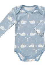 Fresk Romper lange mouw Whale blue fog