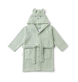 Liewood Lily Bathrobe - Rabbit dusty mint