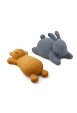 Liewood Vikky Bath Toys 2 Pack - Cat mustard