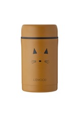 Liewood Bernard Food Jar 500 ml - Cat mustard