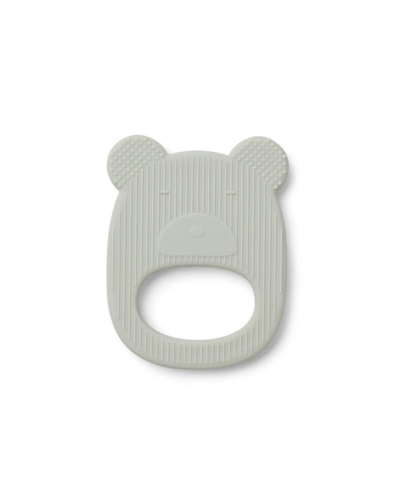 Liewood Gemma Silicone Teether - Mr bear dusty mint