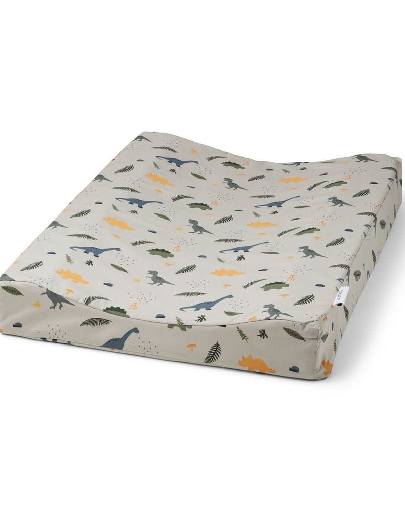 Liewood Fritz Changing Mat - Dino dove blue mix