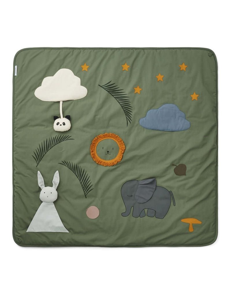 Liewood Glenn Activity Blanket - Faune green