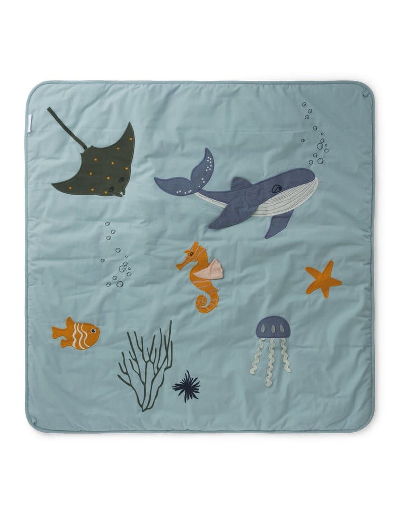Liewood Glenn Activity Blanket - Sea creature mix